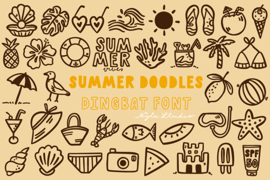 Summer Doodles Font